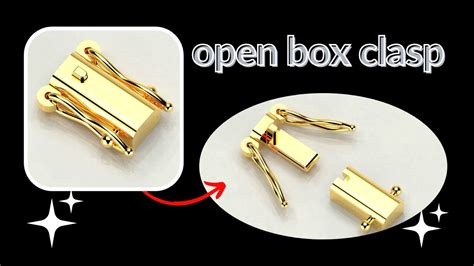 metal clasp box|how to open box clasp.